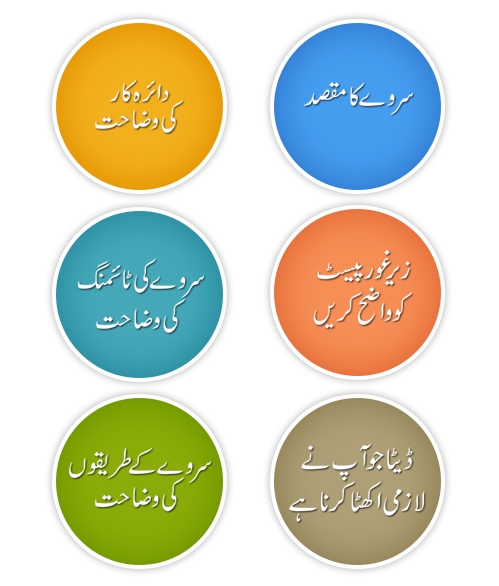 Six Components of a Survey Plan